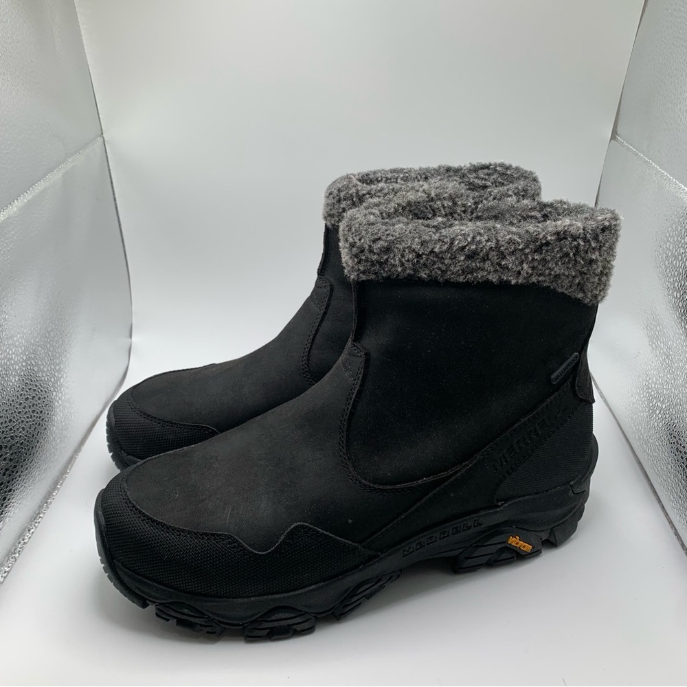 EUC Merrell Women's Coldpack 3 Thermo Mid Zip Waterproof size 10 black 1884 - Picture 5 of 10